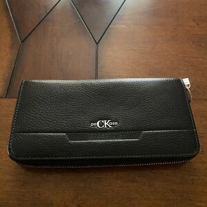 Calvin Klein Black Textured Wallet